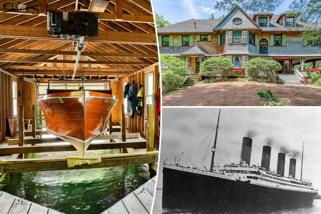 The New Hampshire home built by a Titanic survivor is listed for the first time in a century