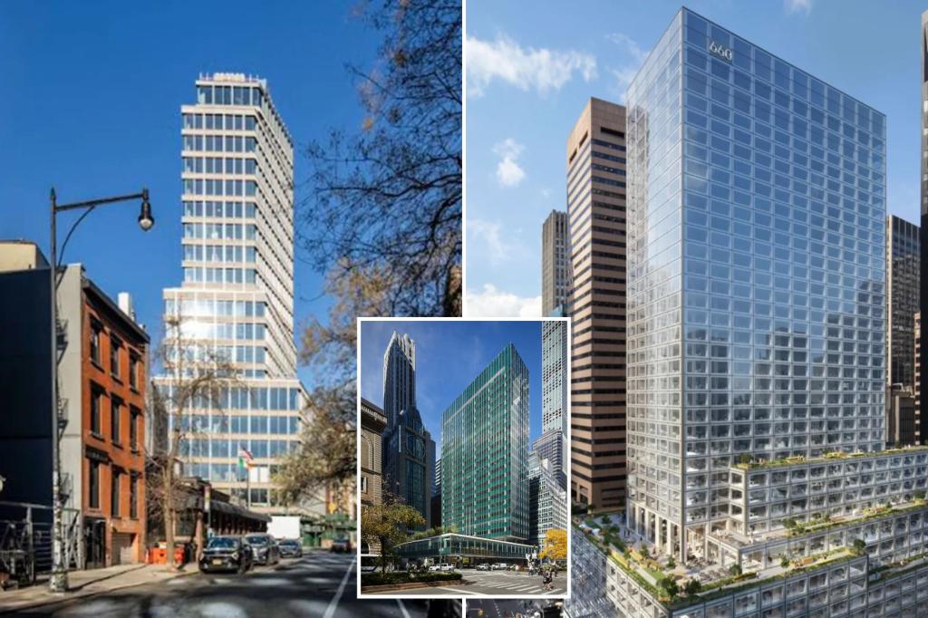 Companies are once again vying for office space in Manhattan, and prices are rising