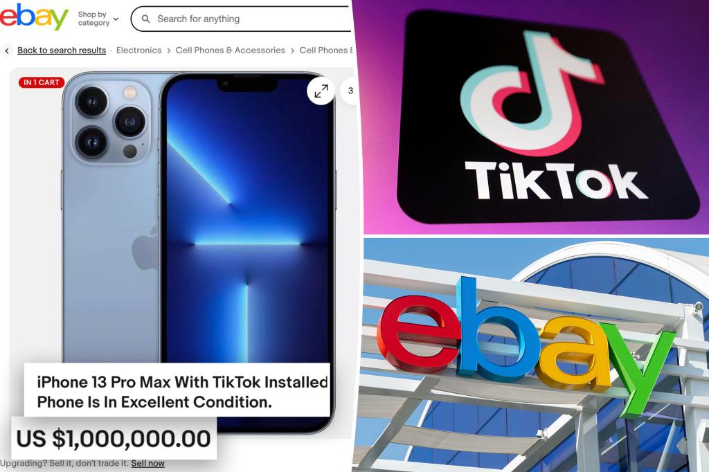 iPhones with TikTok still installed will fetch thousands of dollars on eBay