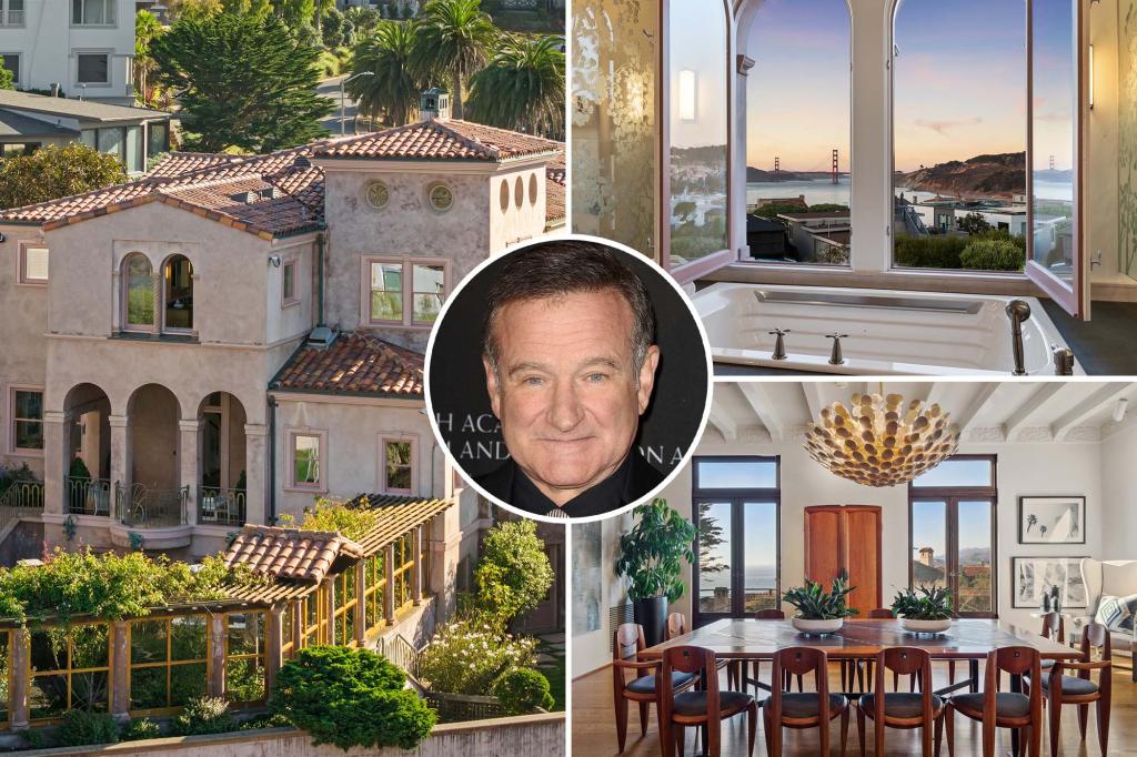 San Francisco's house where Robin Williams raised his children sold for $ 18 million