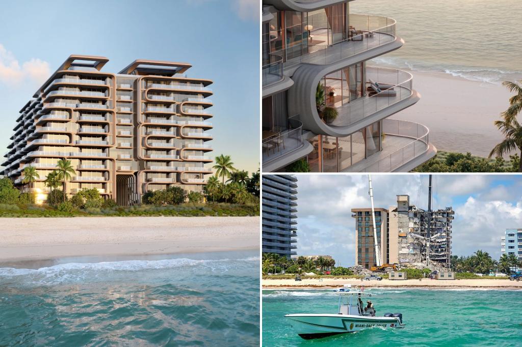 Company on Florida's tragic collapse page begins sales of luxury units