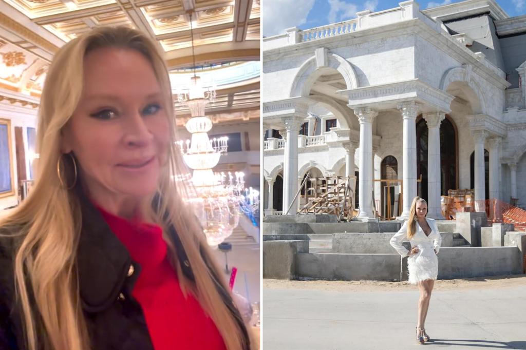 After 21 years of construction, the Queen of Versailles shows progress within her 90,000 square megamantion